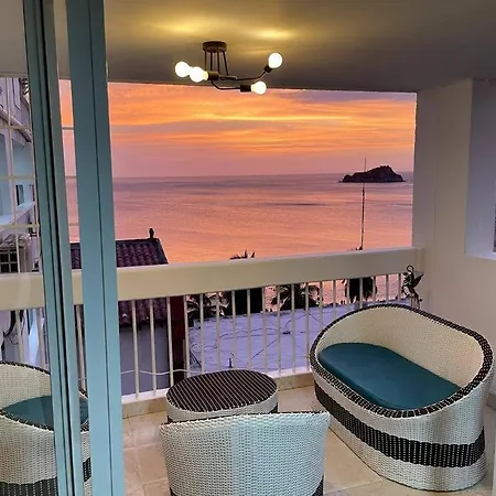 Lujoso, Frente A La Playa, Con Terraza Y Vista Al Mar . Apartment Santa Marta  Exterior photo